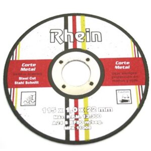 Disco corte 14 x2,5x25 plano ox.alum