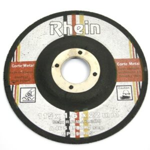 Disco corte 4,5x3,2x22 c.deprimido ox.alum