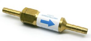 Valvulas arrestallamas oxigeno