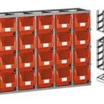 Contenedor plástico Multibox Arg. 600x160x100 h.mm