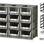 Contenedor plástico Multibox Arg. 600x160x100 h.mm