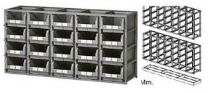 Contenedor plástico Multibox Arg. 600x160x100 h.mm