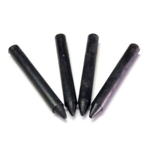 Crayon p/marcar mad-cuero-carton-tela.. x12u negro