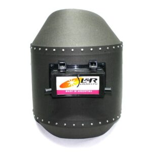 Careta fibra 3 piezas visor movil