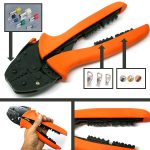 Pinza indentar preaislados, punteras y term cobre