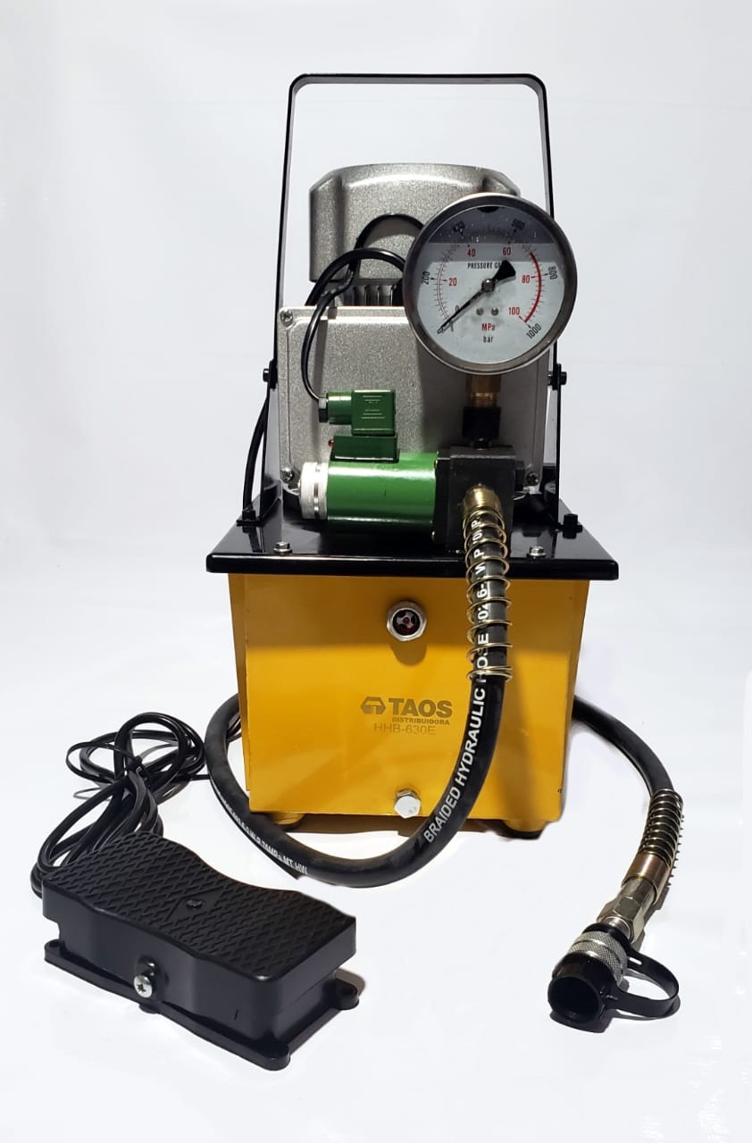 Central hidraulica con manometro